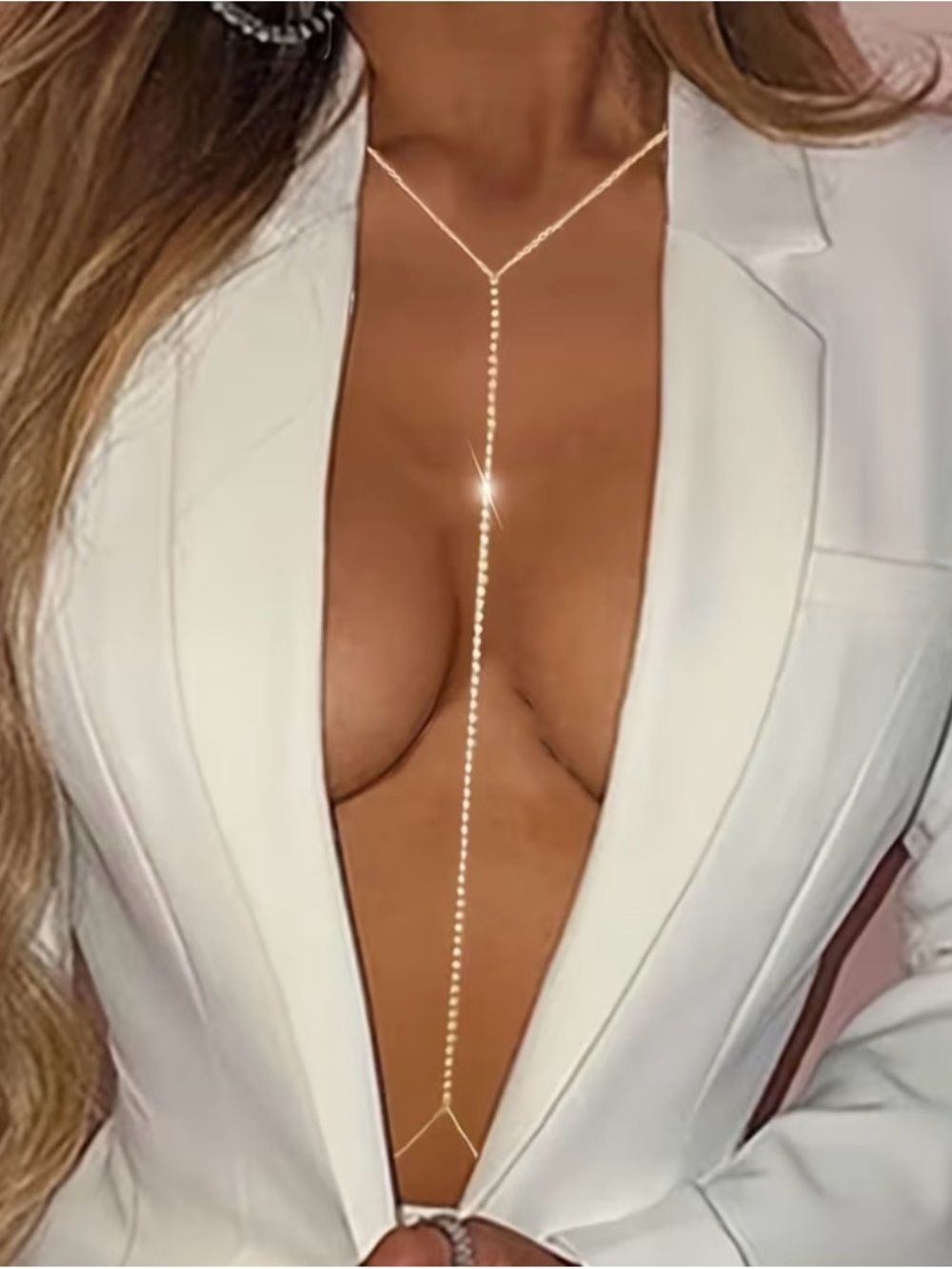 Elegant Gold Y-Drop Necklace for Women